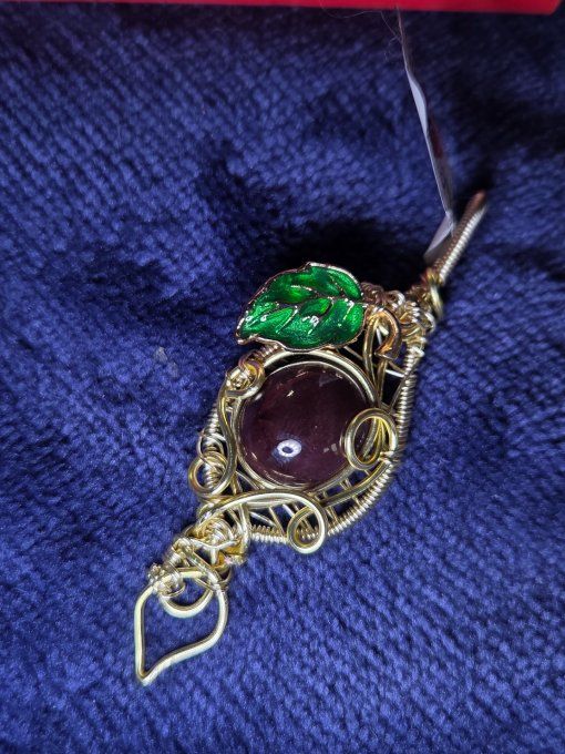 Éclat de grenat etoilé - or de Yule 