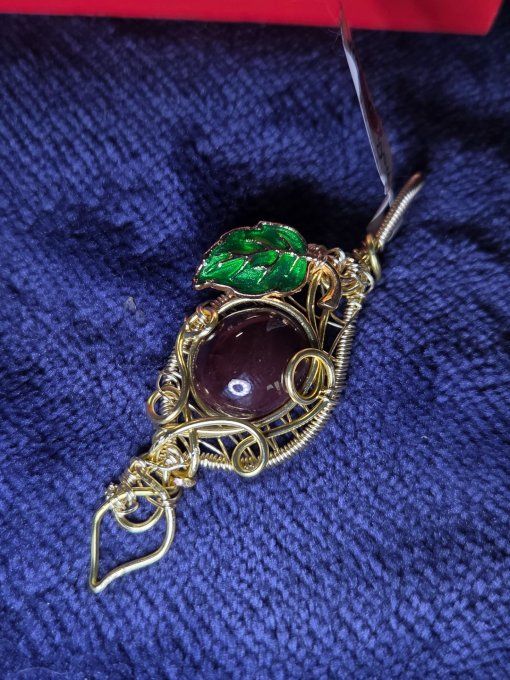 Éclat de grenat etoilé - or de Yule 