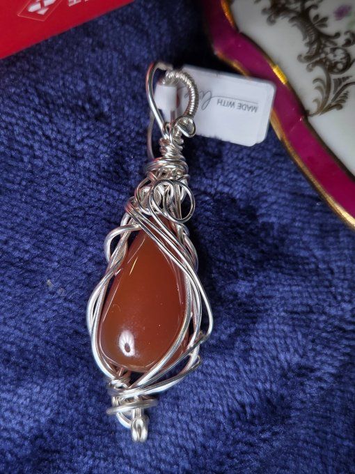 Amulette De Cornaline – Pierre De Dynamisme & Confiance  