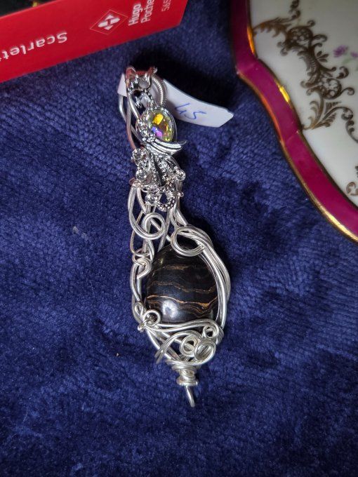 Pendentif Stromatolite -Connexion aux ancêtres, ancrage & transformation.