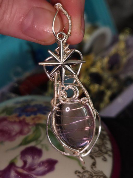 Pendentif  Amétrine -Pierre de de Créativité & Abondance ✨