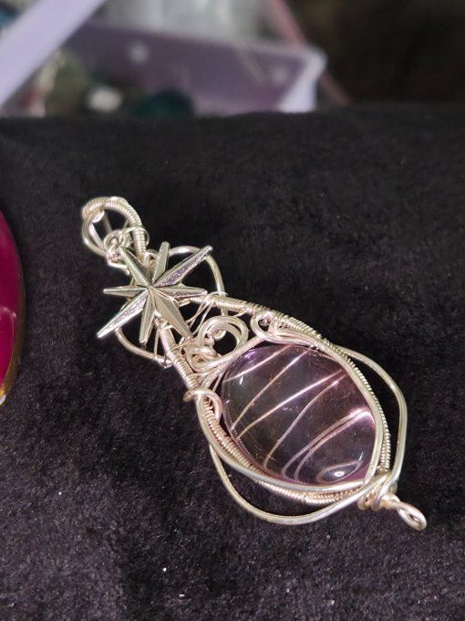 Pendentif  Amétrine -Pierre de de Créativité & Abondance ✨