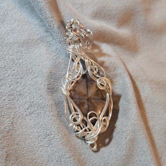 Amulette Chiastolite 