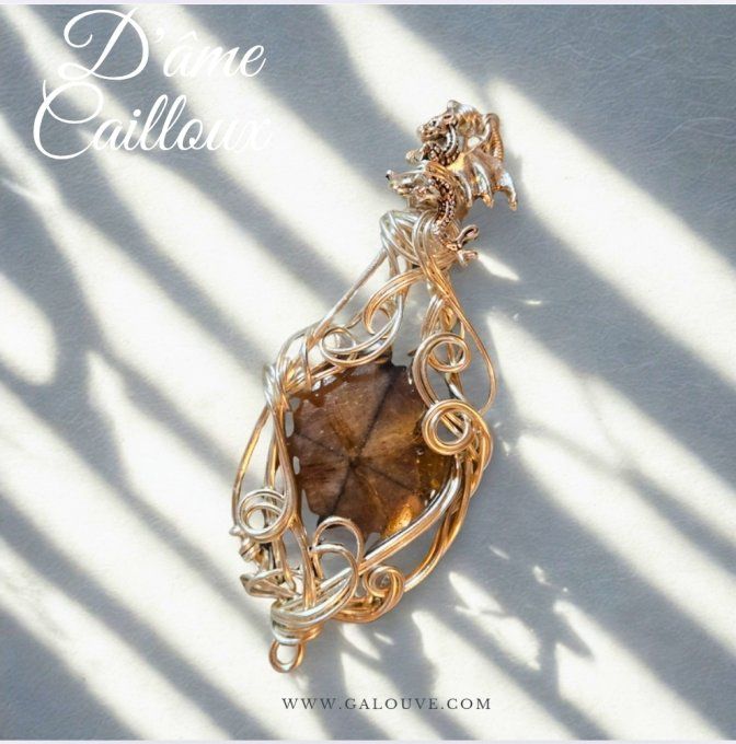 Amulette Chiastolite 
