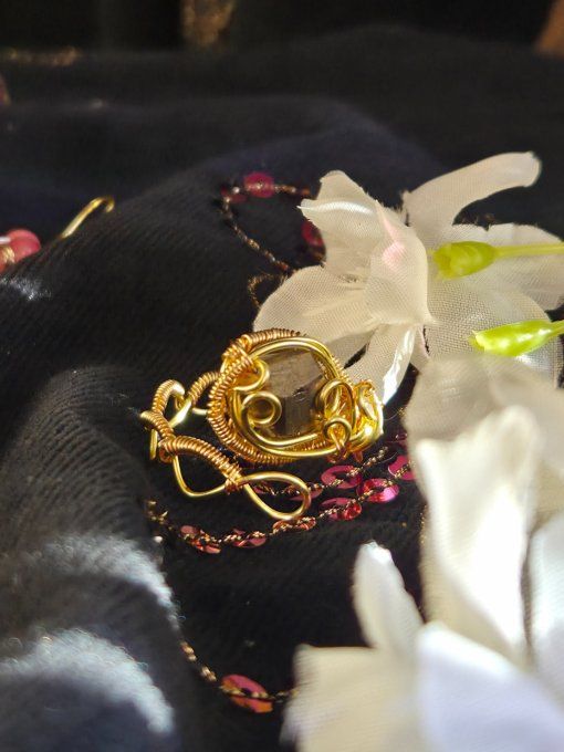 Bague pyrite - ✨ abondance & paix