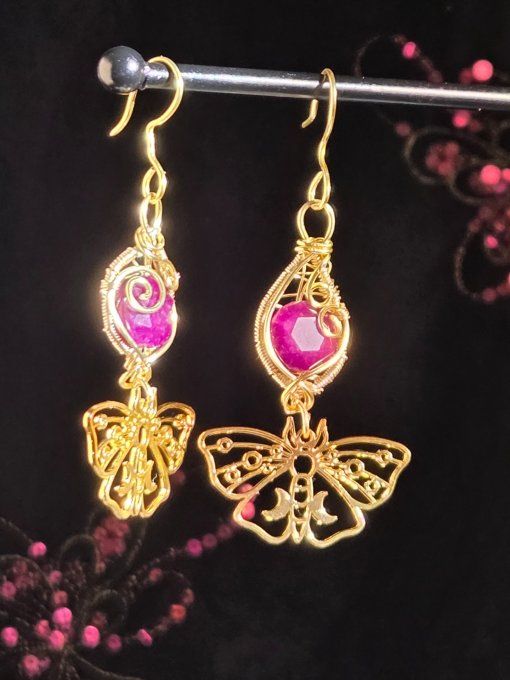 Boucle d’Oreille Sugilite - Paix Intérieure & Delivrance