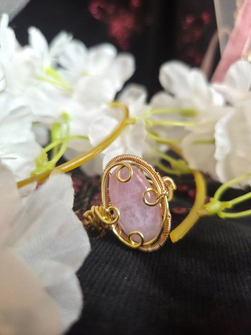 Bague Kunzite - Apaisement & Amour De Soi    