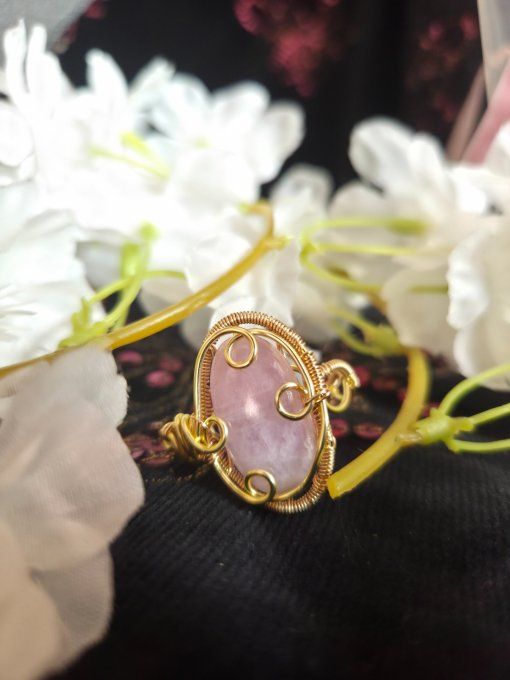 Bague Kunzite - Apaisement & Amour De Soi    