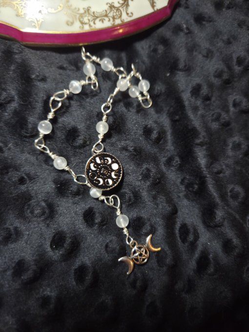 Chapelet de Gratitude en selenite 