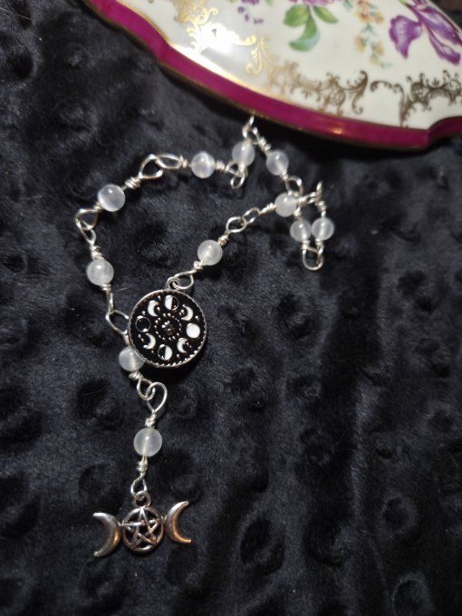 Chapelet de Gratitude en selenite 