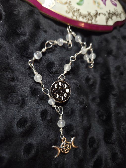 Chapelet de Gratitude en selenite 