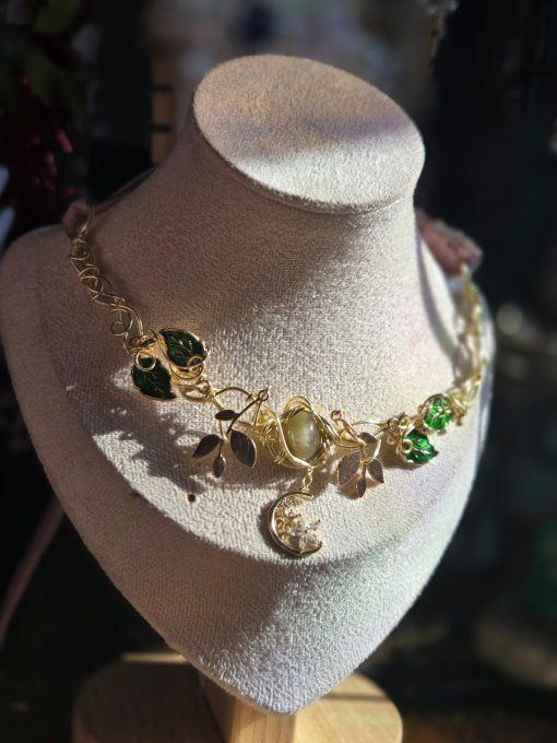 Collier Gaia chrysoberyl Oeil de chat – Protection & Apaisement Émotionnel - Copie