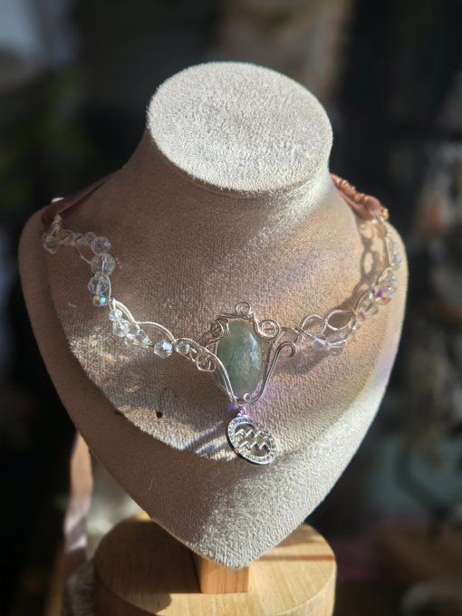 Collier Astro du Verseau ♒ - aigue Marine