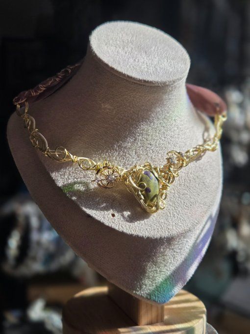 Constellation de la vierge-collier modulable Atlantisite✨ 