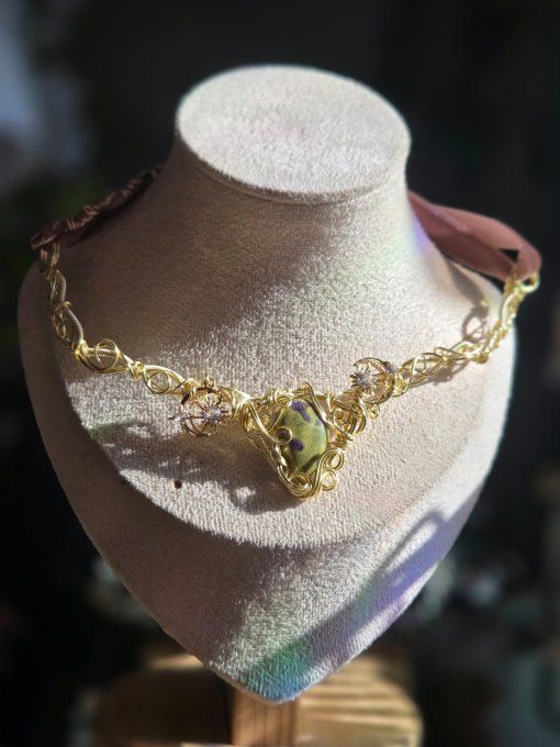 Constellation de la vierge-collier modulable Atlantisite✨ 