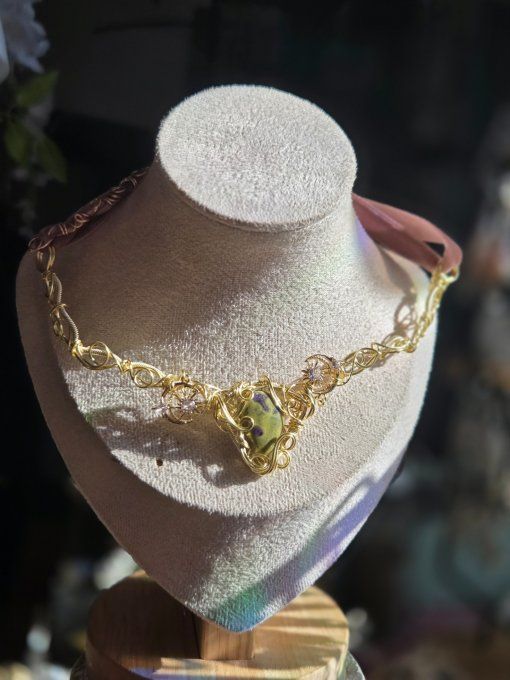 Constellation de la vierge-collier modulable Atlantisite✨ 