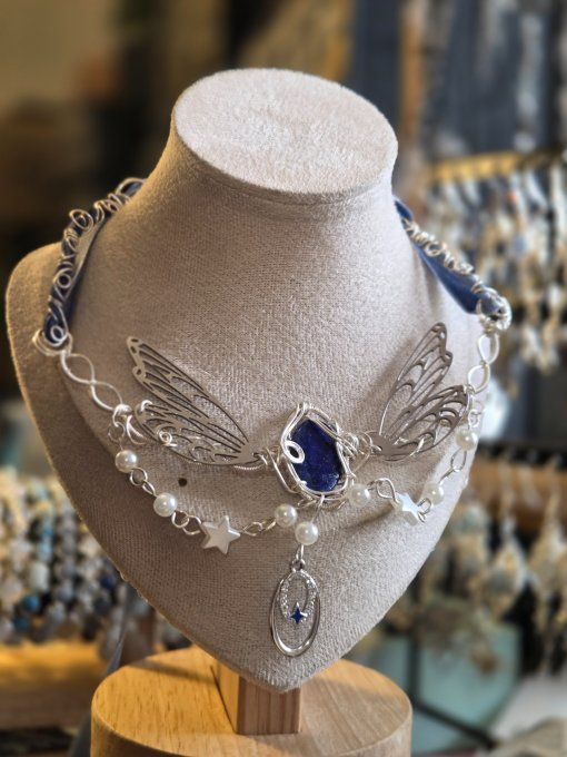 Collier Isis -Lapis Lazuli 