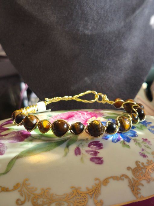 Bracelet OEil de tigre - protection et chance 