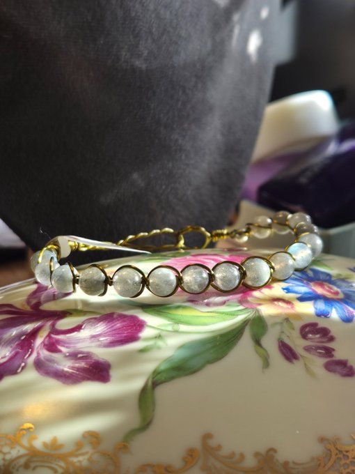 Bracelet Labradorite : protection , empathie , confiance 