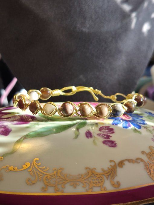 Bracelet Bois Fossilisé – Ancrage, Stabilité Et Sérénité