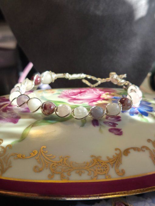 Bracelet Tourmaline Rose – Rubellite, Harmonie & Protection Émotionnelle   