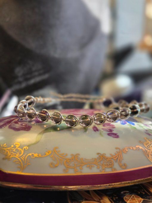 Bracelet Quartz fumée -Clarté, Équilibre & Libération