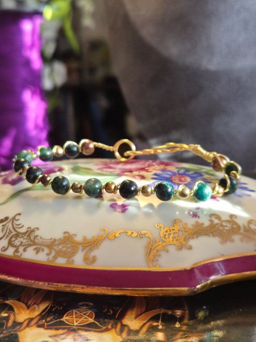 Emeraude✨ Bracelet - calme nerveux et anxiété 