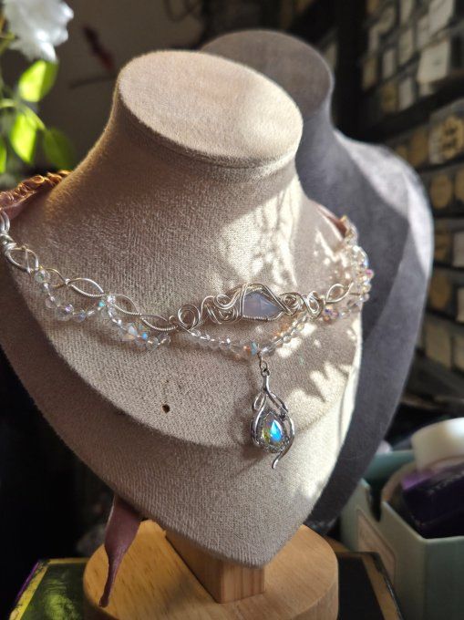 Constellation du Cancer -Calcédoine violette 