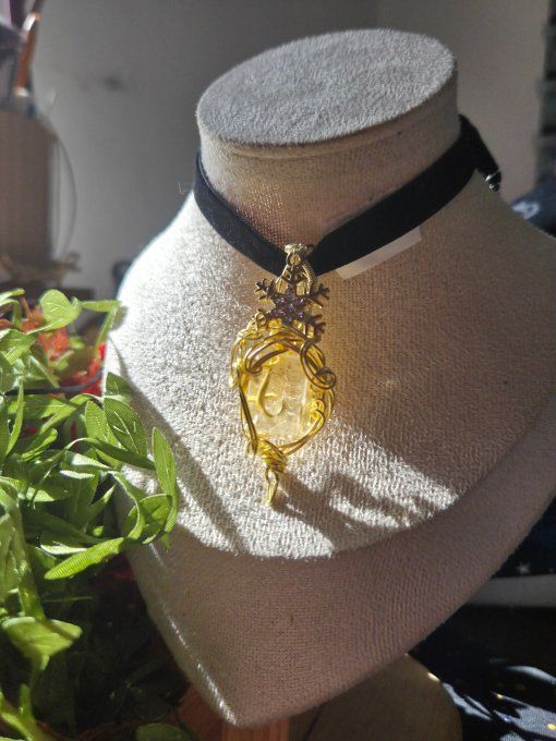 Amulette ✨Citrine -abondance , joie 