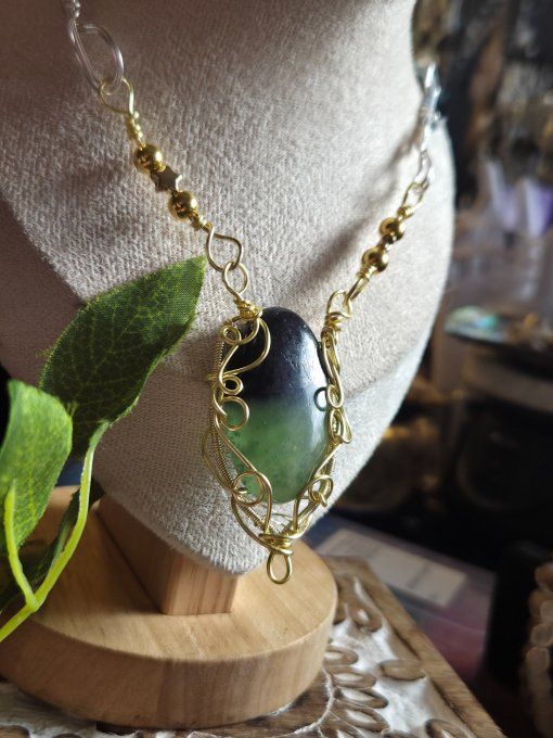 Collier Serpentine- Protection & d’Harmonie ✨