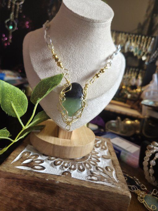 Collier Serpentine- Protection & d’Harmonie ✨