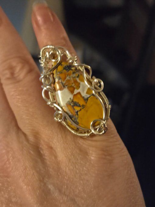 Bague Jaspe malingano ✨✨libération et renouveau ✨ - Copie