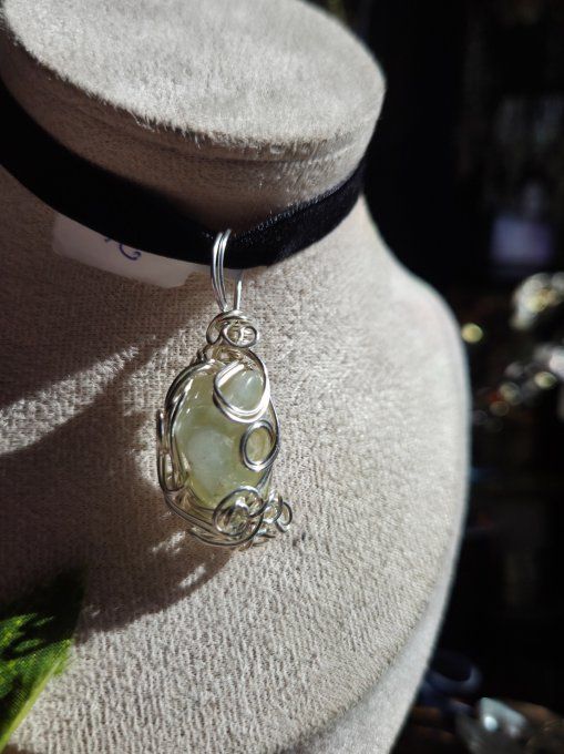 Amulette Aigue marine  ✨pomme poison