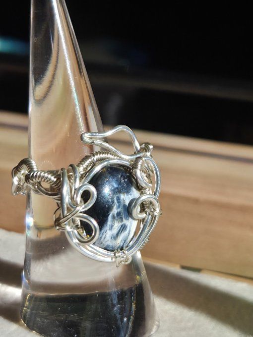 Bague Pietersite -Pierre des Tempetes