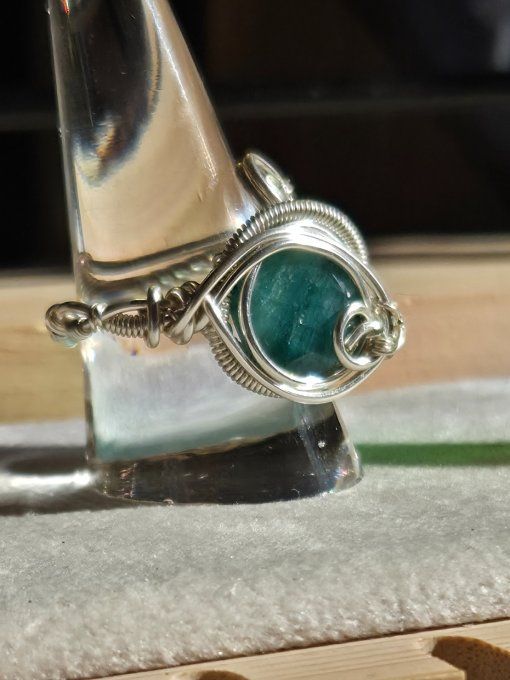 Bague emeraude- calme & serenité