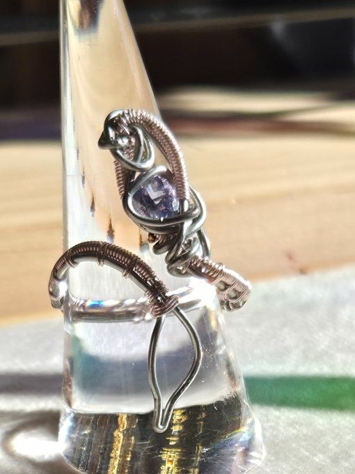 Bague Tanzanite - Confiance, Communication & Élévation Spirituelle  