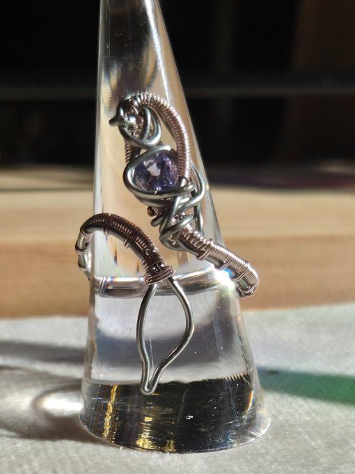 Bague Tanzanite - Confiance, Communication & Élévation Spirituelle  