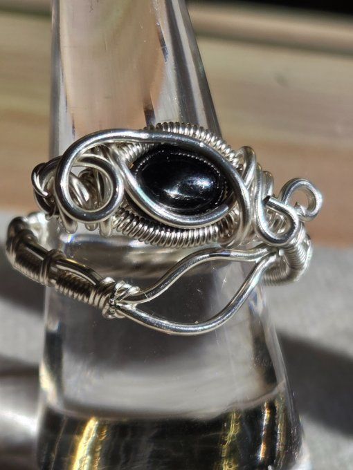 Bague Diopside Black star 