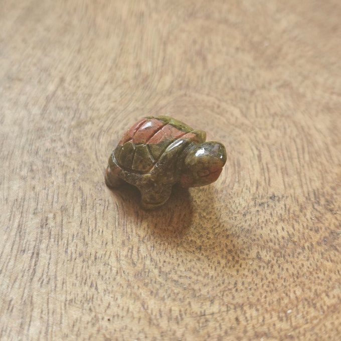 Mini tortue unakite -2cm