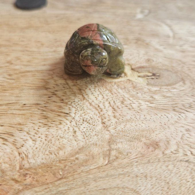 Mini tortue unakite -2cm