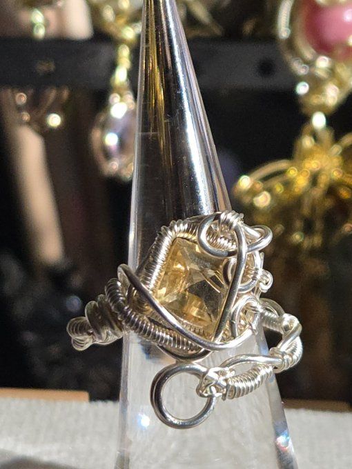 Bague citrine : abondance & joie
