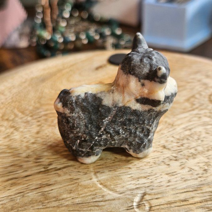 Vache bufflonne jaspe Zèbre 5 cm