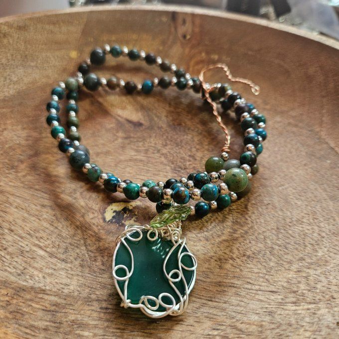 Collier Adam et eve 
