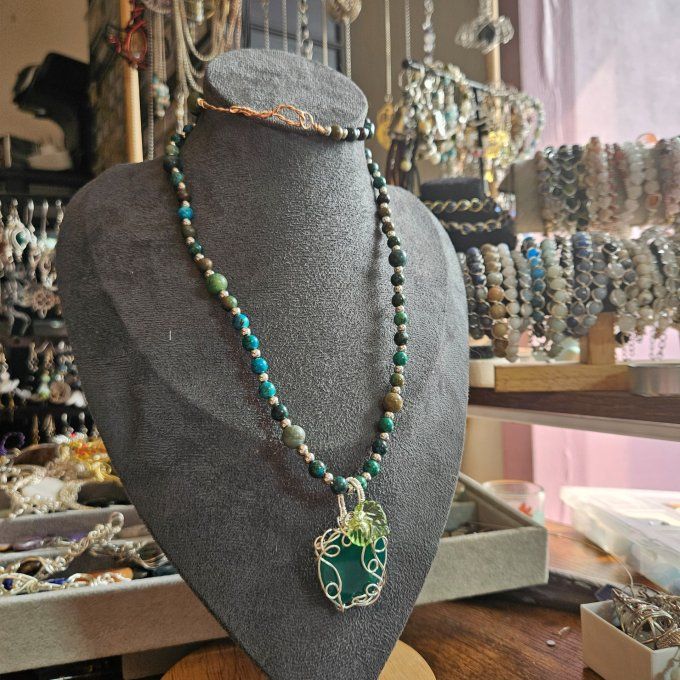 Collier Adam et eve 