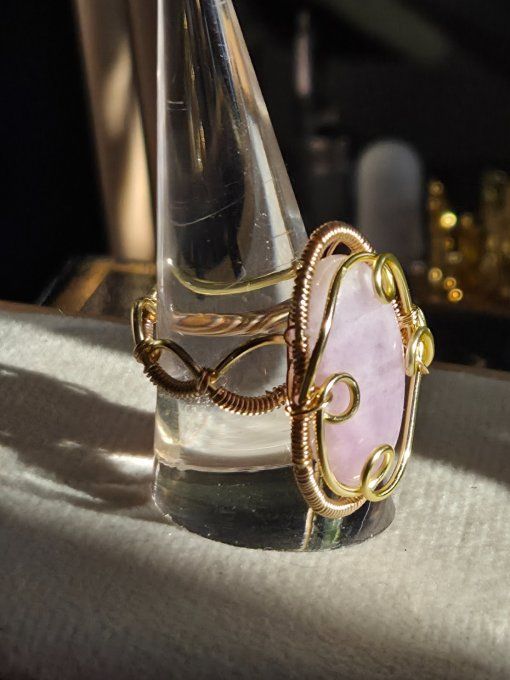 Bague Kunzite - Apaisement & Amour De Soi    