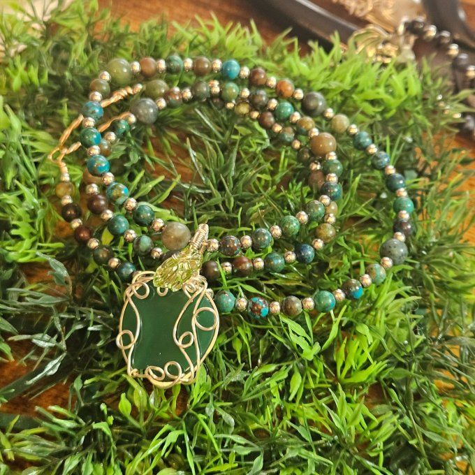 Collier Adam et eve 