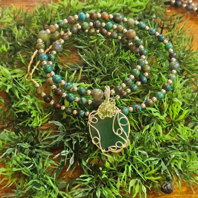 Collier Adam et eve 