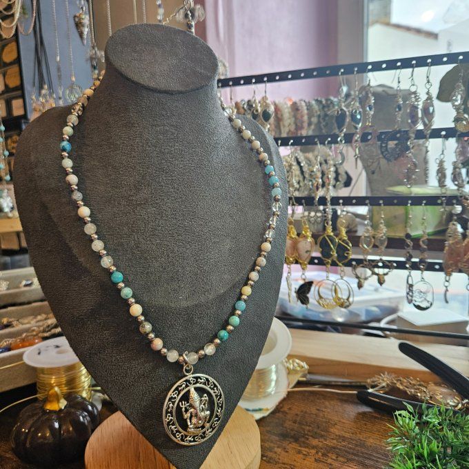 Collier sagesse de Ganesh 