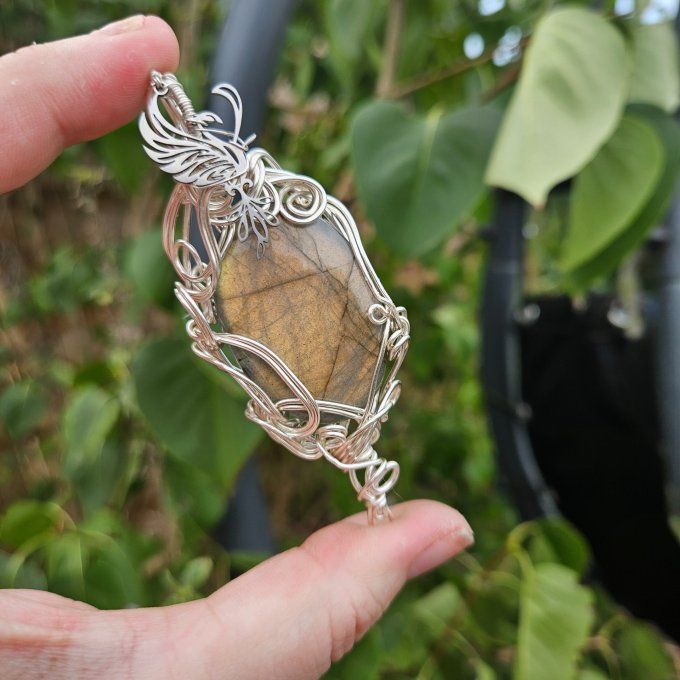 Labradorite jaune 