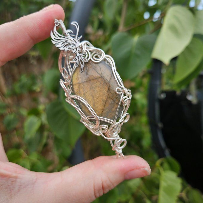 Labradorite jaune 